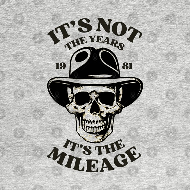 It's not the Years, it's the Mileage - Skull in a Fedora - Halloween by Fenay-Designs